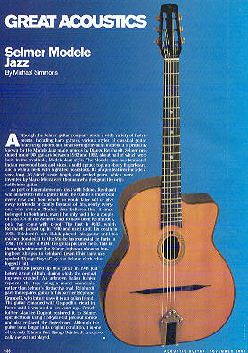 Wood Land WM-300 セルマーモデル ジャンゴラインハルト Wood Land WM-300 セルマーモデル ジャンゴラインハルト Sidney